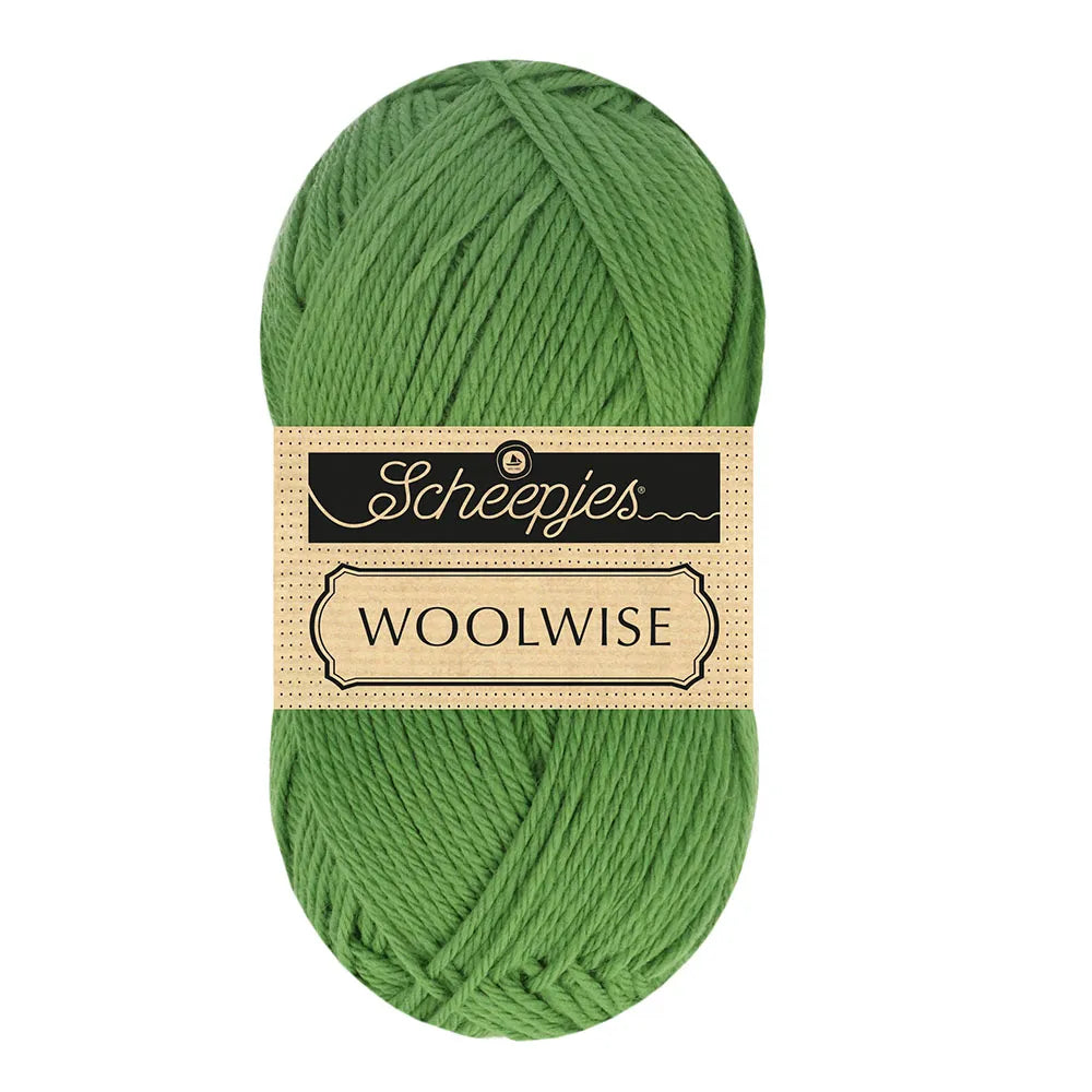 Duurzame wol: Scheepjes Woolwise in kleur 756 Mos groen