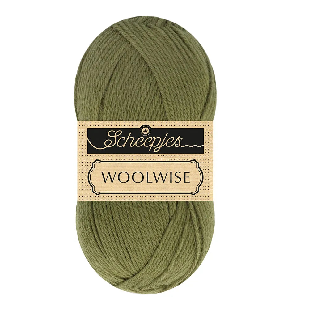 Duurzame wol: Scheepjes Woolwise in kleur 759 Lichen groen