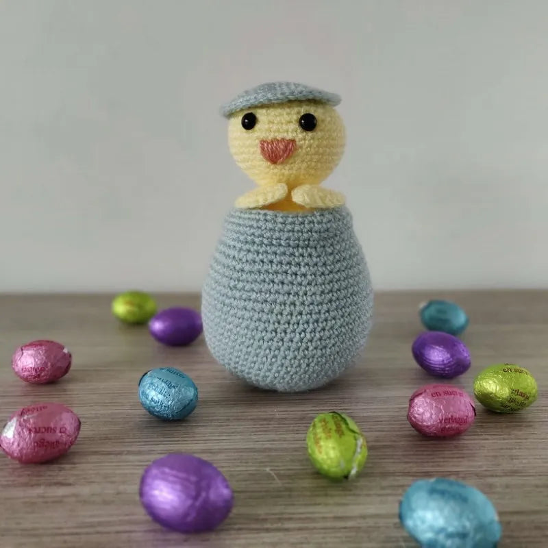 Gehaakt Haakpatroon kuikentje Krista ontworpen door Cora's Knit Knacks, gehaakt door tester Dorien